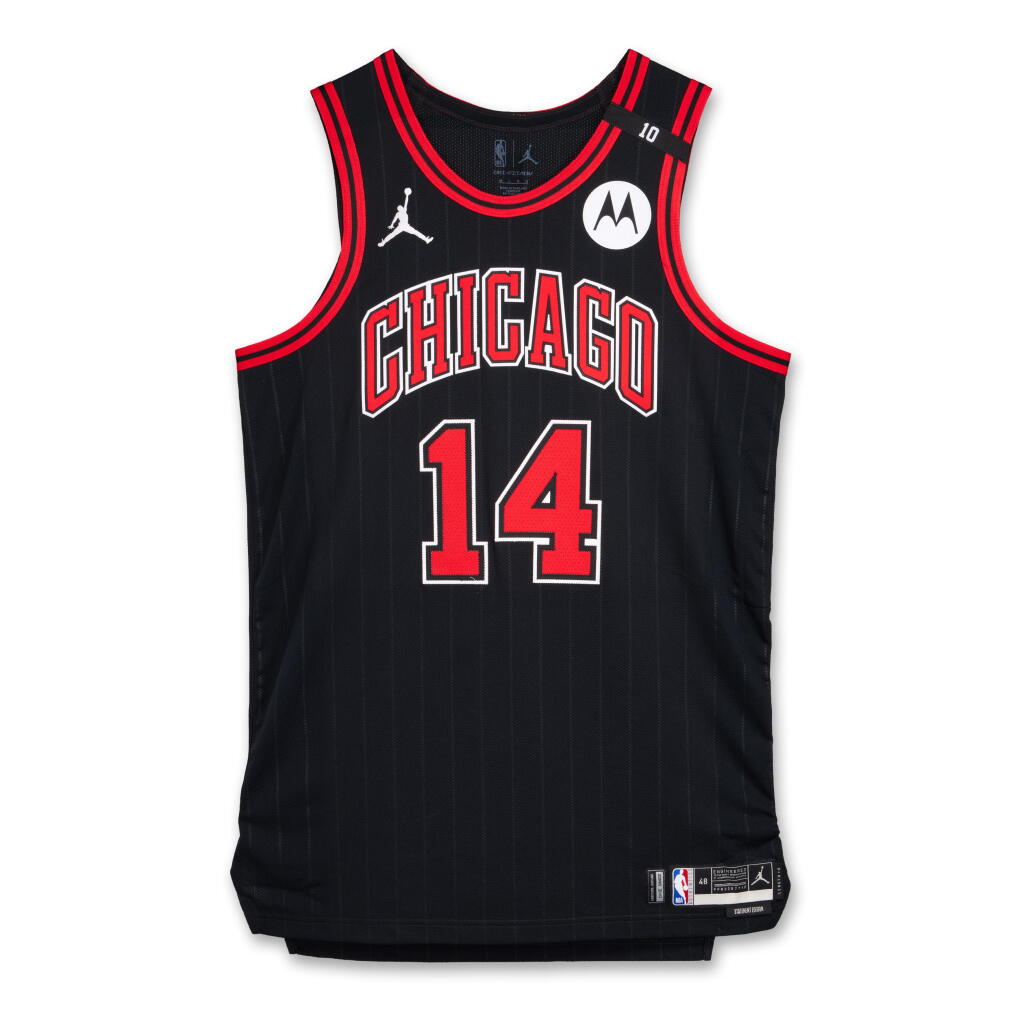 View full screen - View 1 of Lot 97. Matas Buzelis Chicago Bulls 2024-2025 Game Worn Statement Edition Jersey .