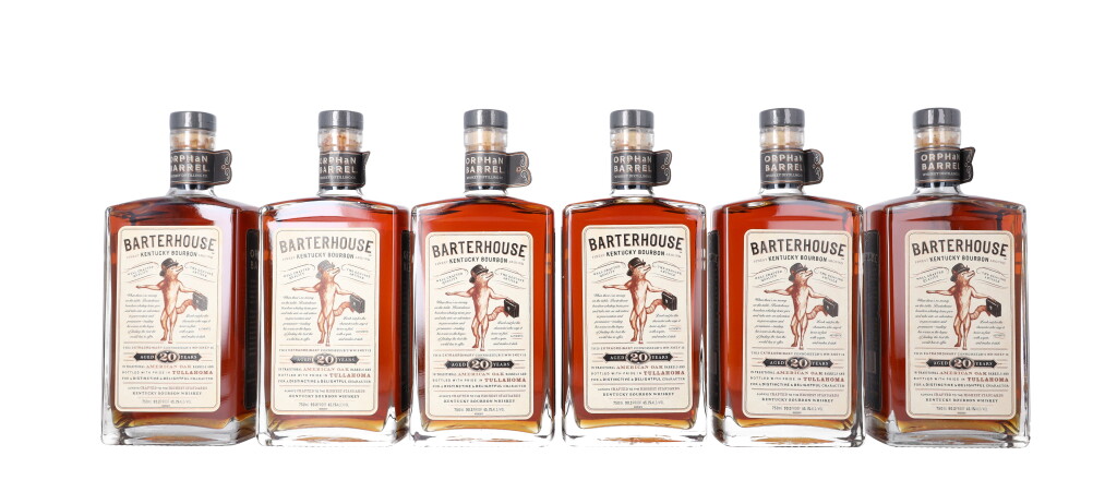 View full screen - View 1 of Lot 709. Orphan Barrel Barterhouse 20 Year Old 90.2 proof NV (6 BT75).
