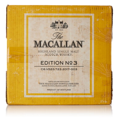 View full screen - View 1 of Lot 6071. The Macallan Edition No.3 48.3 abv NV (12 BT70).