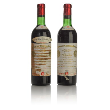View full screen - View 1 of Lot 324. Château Cheval Blanc 1967 (2 BT).
