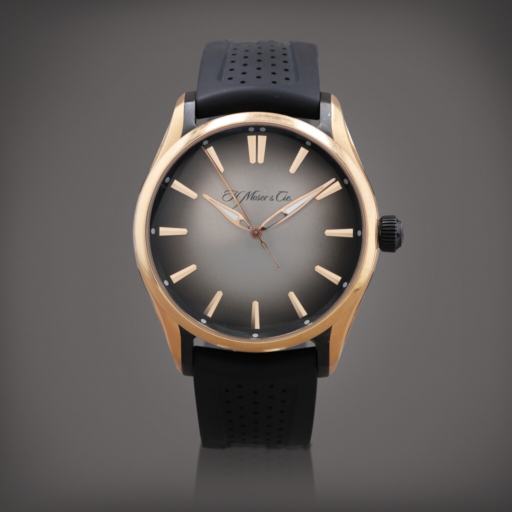View full screen - View 1 of Lot 455. Pioneer Centre Seconds Montre bracelet en titane et or rose | Titanium and pink gold wristwatch Vers 2016 | Circa 2016.