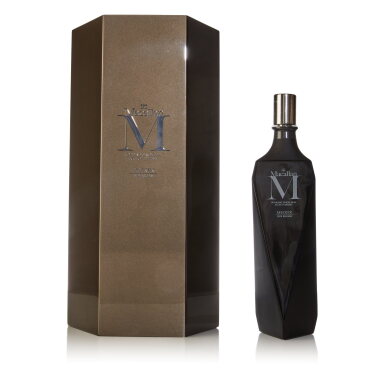 View full screen - View 1 of Lot 39. The Macallan M Black Decanter 2019 Release 46.5 abv NV (1 Bottle 70cl).