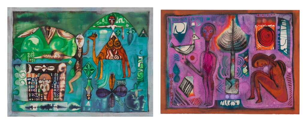 View full screen - View 1 of Lot 73. Untitled XVI and Untitled IX.