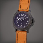 Reference PAM00195 Luminor Marina Paneristi | A limited edition PVD-coated stainless steel wristwatch, Engraved to Hammer, Circa 2003 | The Hammer Collection