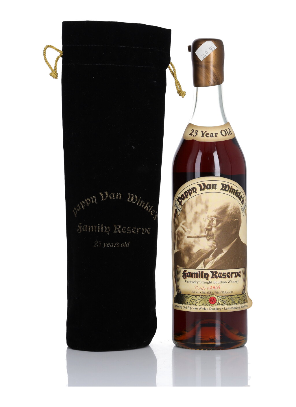 View full screen - View 1 of Lot 37. Pappy Van Winkle's 23 Year Old Family Reserve 95.6 Proof NV (1 BT 75cl).