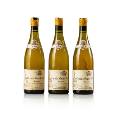 View full screen - View 1 of Lot 1424. Chablis, Blanchot 2000 Domaine Raveneau (3 BT).