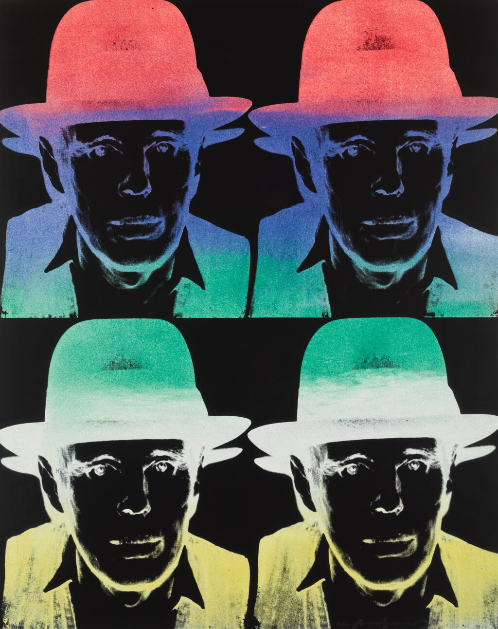 View full screen - View 1 of Lot 187. ANDY WARHOL | JOSEPH BEUYS STATE II (F. & S. II.243) .