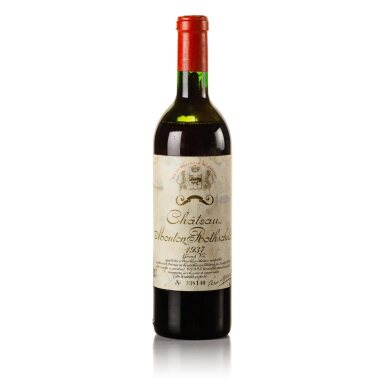 View full screen - View 1 of Lot 34. Château Mouton Rothschild 1937 (1 BT).