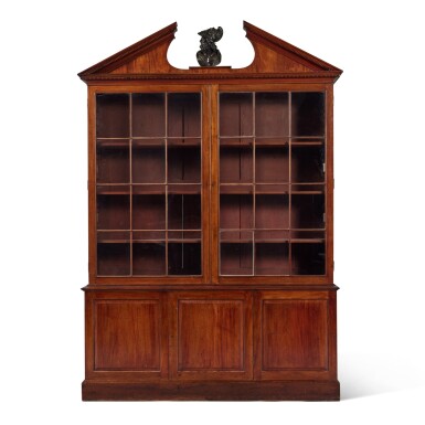 View full screen - View 1 of Lot 25. A George III Mahogany Bookcase, Circa 1775.