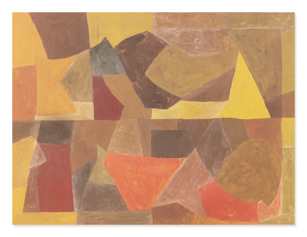 View full screen - View 1 of Lot 161. Composition abstraite.