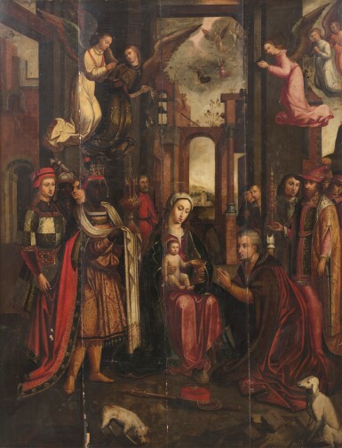 View full screen - View 1 of Lot 104. The Adoration of the Magi | L'Adoration des Mages.
