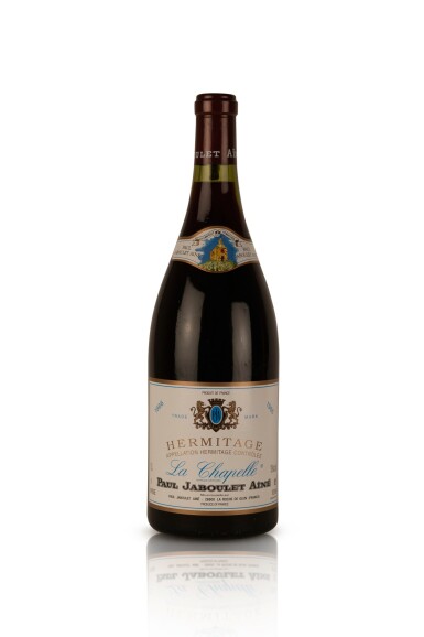 View full screen - View 1 of Lot 29. Hermitage, La Chapelle 1966 Paul Jaboulet Aîné (1 MAG).