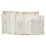 Correspondance à Antonio Gherardi-Angiolini, 1828-1832 ; en français ou en italien.