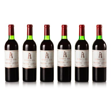 View full screen - View 1 of Lot 15. Château Latour 1968 (12 BT).