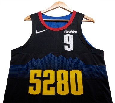 View full screen - View 1 of Lot 29. Justin Holiday Denver Nuggets 2023-2024 In-Season Tournament Game Issued City Edition Jersey.