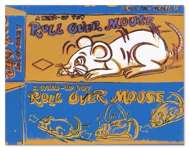 View full screen - View 1 of Lot 1. Roll Over Mouse (Toy Painting).