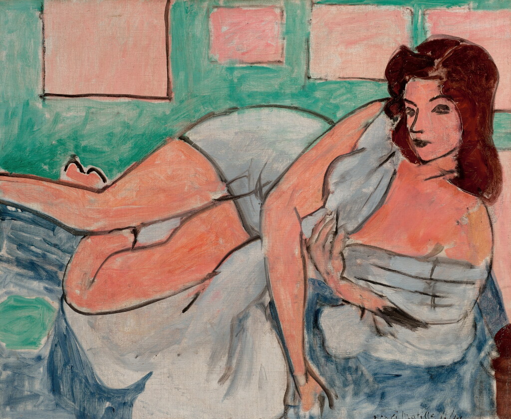 View full screen - View 1 of Lot 147. Nu au peignoir.