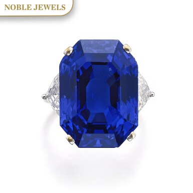 View full screen - View 1 of Lot 169. Bulgari | Important Sapphire and diamond ring | 寶格麗 | 藍寶石配鑽石戒指.
