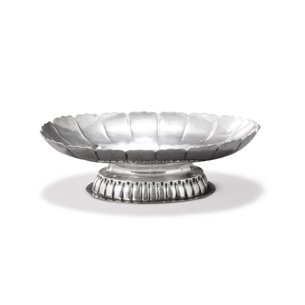 View full screen - View 1 of Lot 830. A German oval silver bowl, Sven Nordberg, Heide (Holstein), circa 1780.