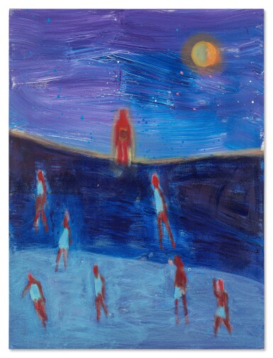 View full screen - View 1 of Lot 206. Gathering Under Full Moon.