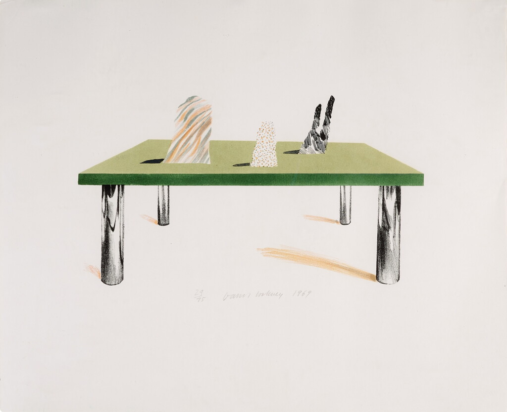 View full screen - View 1 of Lot 25. Glass Table with Objects (S.A.C. 68; MCA Tokyo 65).