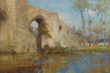 View full screen - View 1 of Lot 64. JAMES PATERSON, P.R.S.W., R.S.A. | THE GATE TO THE HIGHLANDS.