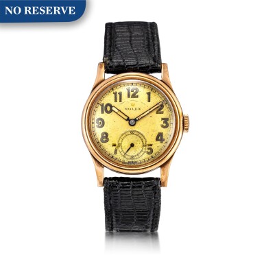 View full screen - View 1 of Lot 8041. Rolex | A pink gold wristwatch, Circa 1947 | 勞力士 | 粉紅金腕錶,約1947年製.