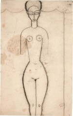 Femme nue de face