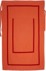 ANDREA ZITTEL | ORANGE LINEN WITH RED VELVET RIBBON PERSONAL PANEL