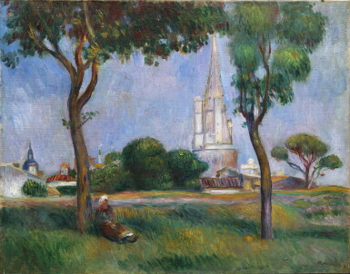 View full screen - View 1 of Lot 240. Pierre-Auguste Renoir 皮耶・奧古斯特・雷諾瓦 | Poudrerie de La Rochelle 拉羅謝爾的火藥庫.