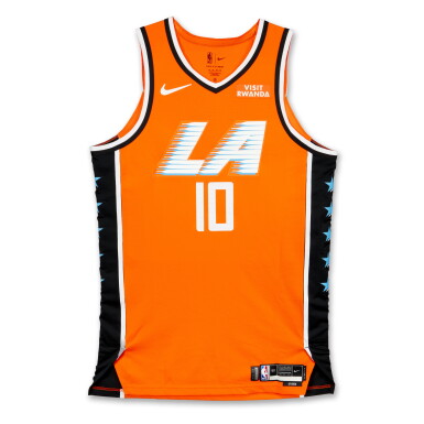 View full screen - View 1 of Lot 85. Bogdon Bogdanović Los Angeles Clippers 2025-2026 Game Issued City Edition Jersey | Probable Wear.
