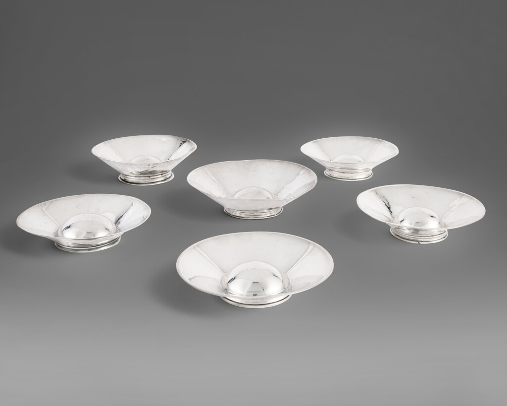 View full screen - View 1 of Lot 553. Six French Silver Wine Cups, Bordeaux, 17th-18th Century.