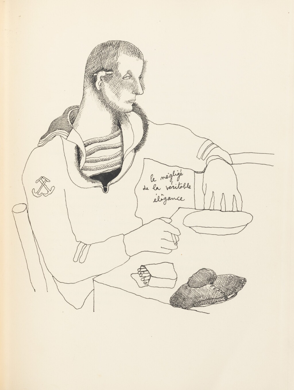 View full screen - View 1 of Lot 412. 3 éditions illustrées par Jean Cocteau : Dessins, Le grand écart, Thomas l'imposteur + 1 vol..
