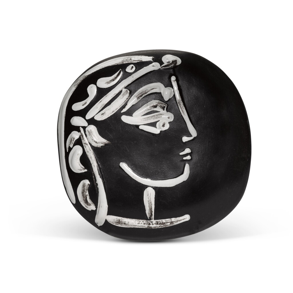 View full screen - View 1 of Lot 12. Profil de Jacqueline (A. R. 385).