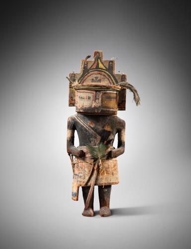 View full screen - View 1 of Lot 28. Hopi Kachina Figure of Hemis, Arizona, U.S.A. .