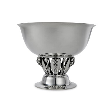 View full screen - View 1 of Lot 343. A Danish Silver Centerpiece Bowl, No. 197C, Georg Jensen Silversmithy, Copenhagen, Circa 1945-77.