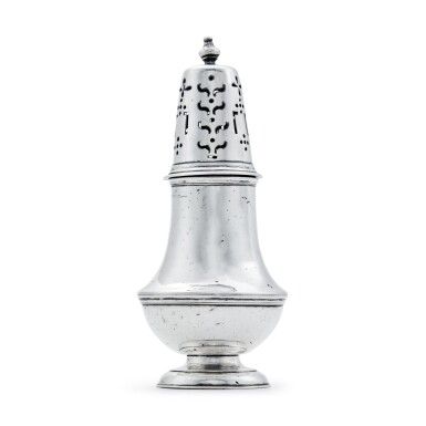 View full screen - View 1 of Lot 239. American Silver Caster, Joseph Richardson Sr., Philadelphia, circa 1740.