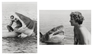 View full screen - View 1 of Lot 135. Jaws (1975) deluxe hand printed candid file photographs, US.