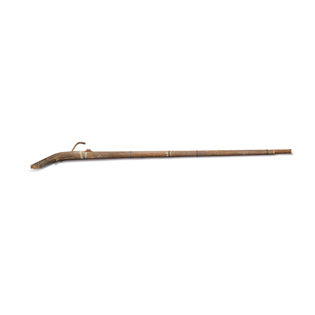 View full screen - View 1 of Lot 175. A matchlock gun, Probably Chinese, 19th century or earlier. .