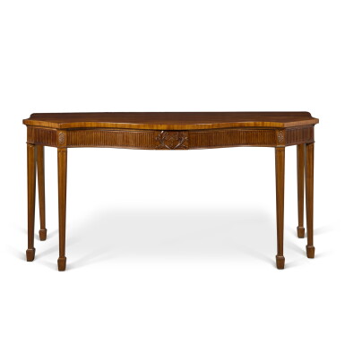 View full screen - View 1 of Lot 61. A George III Mahogany Serving Table, Circa 1780.