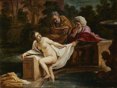 View full screen - View 1 of Lot 241. DAVID TENIERS THE YOUNGER, AFTER GUIDO RENI | SUSANNAH AND THE ELDERS.