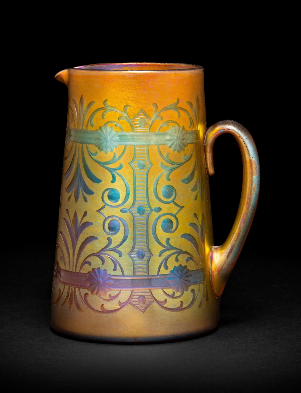 View full screen - View 1 of Lot 230. Engraved Pitcher.