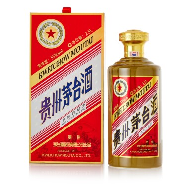View full screen - View 1 of Lot 5665. 2020年產 "五星牌"貴州茅台酒 - 茅台日紀念版 Kweichow Five Star Moutai "Moutai Mark" Special Edition 2020 (2.5 LITRES).
