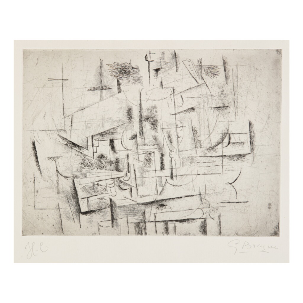 View full screen - View 1 of Lot 82. GEORGES BRAQUE | NATURE MORTE II (V. 10).
