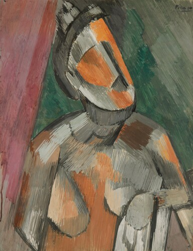 View full screen - View 1 of Lot 28. Buste de femme.