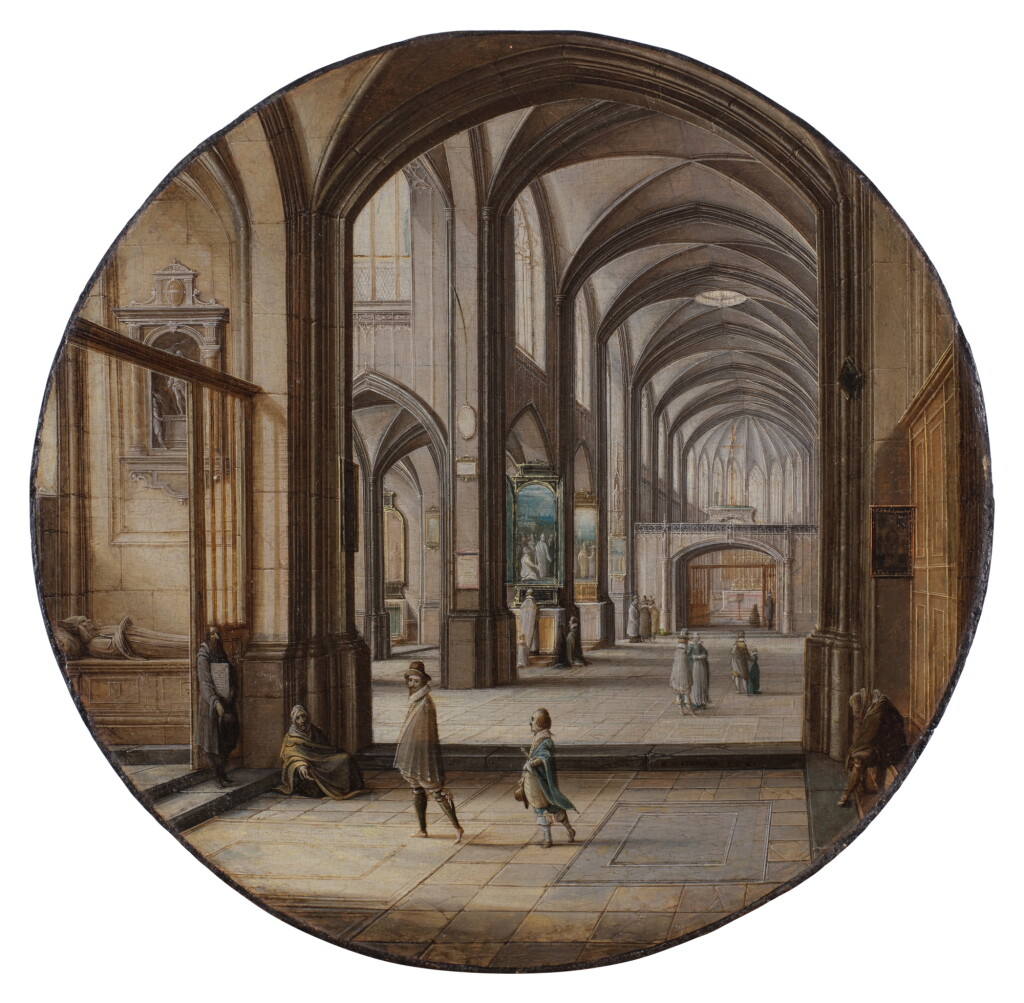 View full screen - View 1 of Lot 230. Interior of a Cathedral.