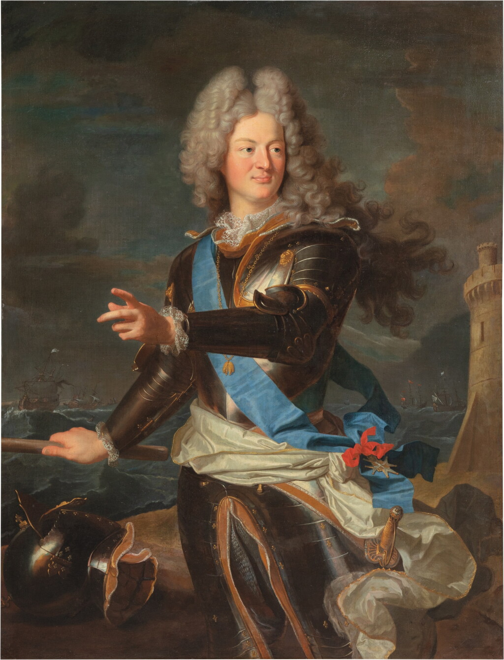View full screen - View 1 of Lot 30. Portrait of Louis Alexandre de Bourbon, Count of Toulouse (1678-1737).