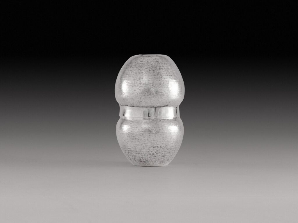 View full screen - View 1 of Lot 94. A pair of Charles II silver double beakers, London, maker's mark TC dolphin above, trefoil below in shaped shield, London, 1677.