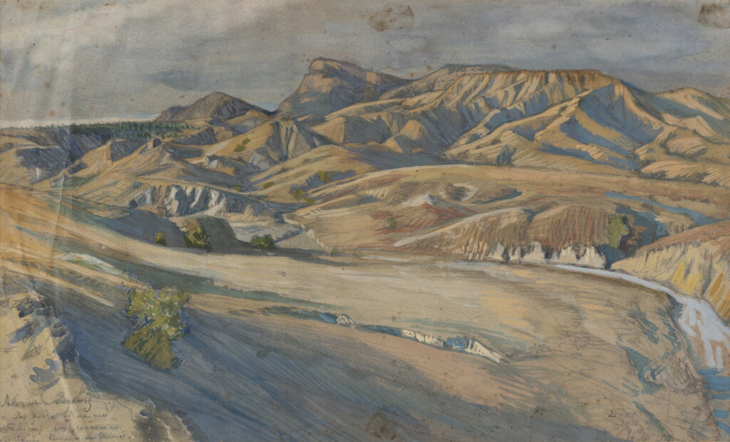 View full screen - View 1 of Lot 24. Landscape in the Crimea | Paysage de montagne en Crimée.
