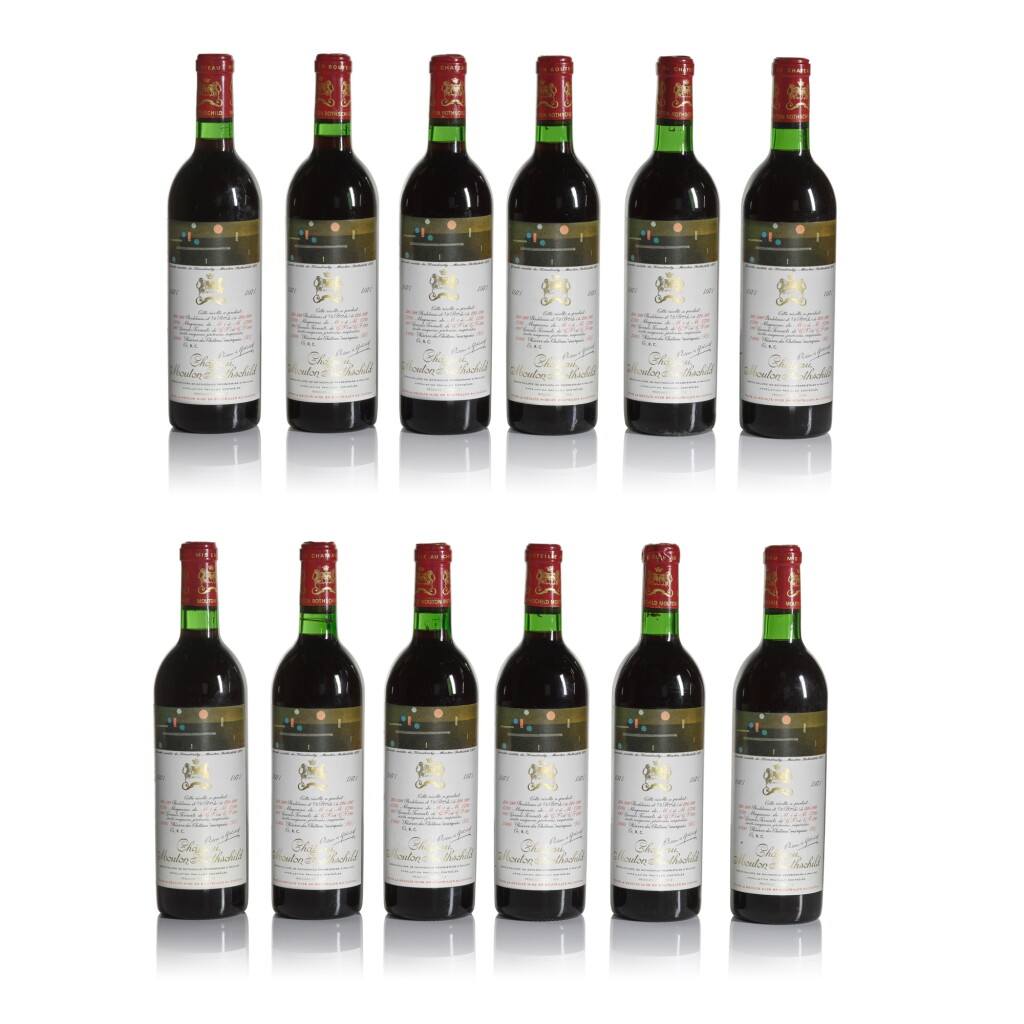 View full screen - View 1 of Lot 4. Château Mouton Rothschild 1971 (12 BT).